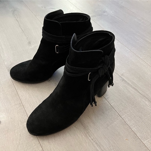 Rag and bone black heeled boots - Picture 1 of 8
